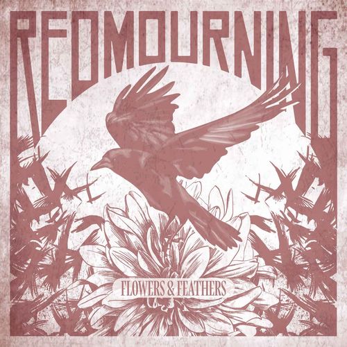 RED MOURNING - FLOWERS  & FEATHERS